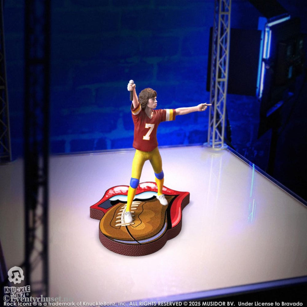 Rolling Stones Rock Iconz Statue Mick Jagger US Tour 1981 (Burgundy Jersey) 22 cm Collectibles