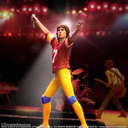 Rolling Stones Rock Iconz Statue Mick Jagger US Tour 1981 (Burgundy Jersey) 22 cm Collectibles
