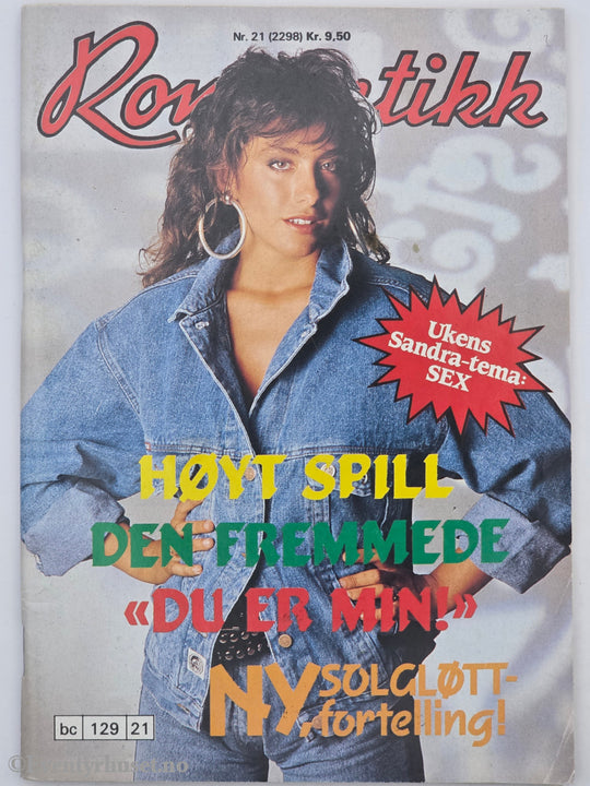 Romantikk. Nr. 21 1989. Høyt spill. Hefte.