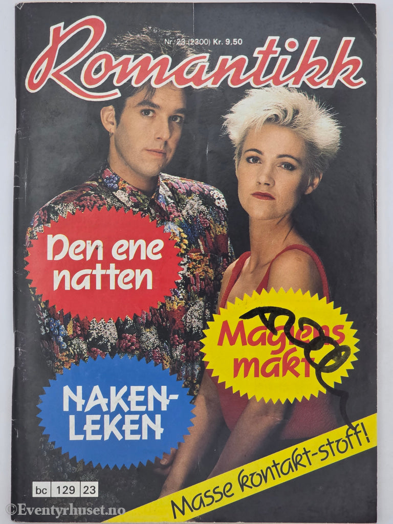 Romantikk. Nr. 23 1989. Den ene natten. Hefte.