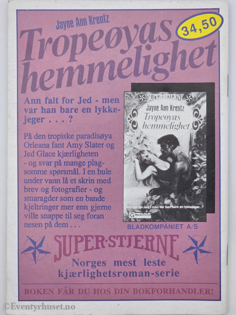 Romantikk. Nr. 5 1989. Et sjokk for kjærligheten. Hefte.