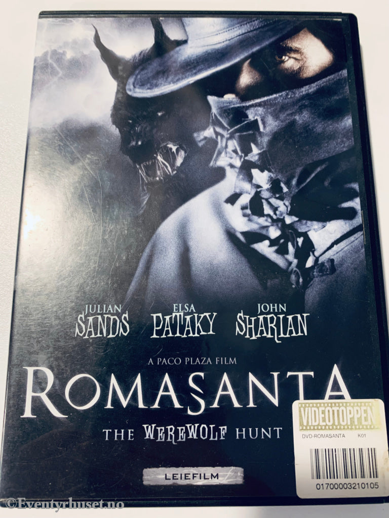 Romasanta - The Werewolf Hunt. Dvd Leiefilm.