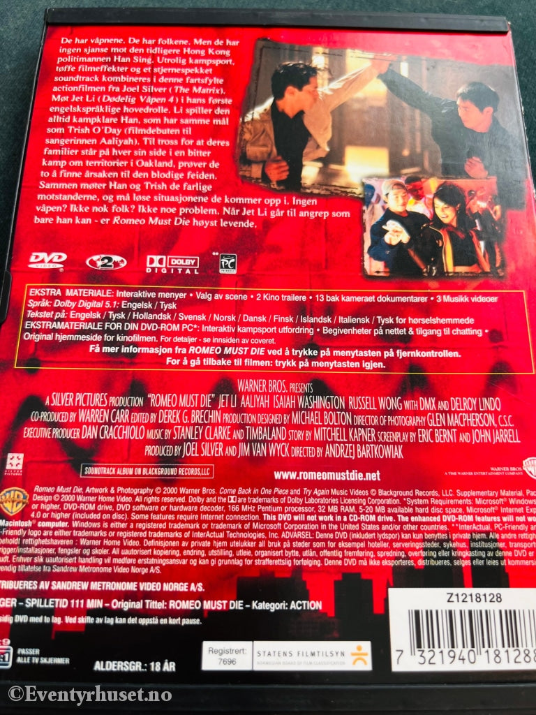 Romeo Must Die (Jet Li) DVD