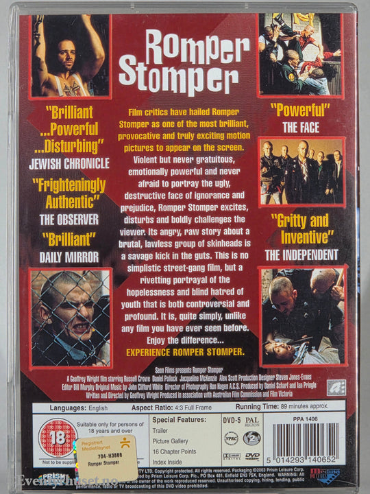 Romper Stomper (1992). DVD.