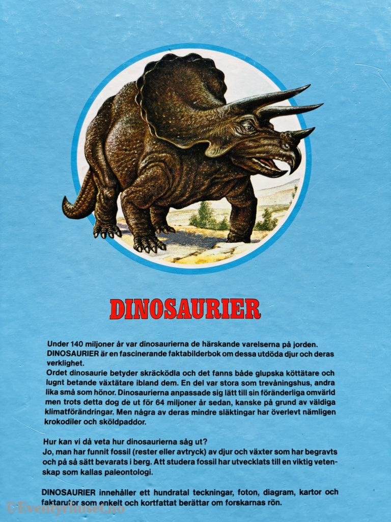 Ron Taylor. Dinosaurier. 1985. Barnebok.