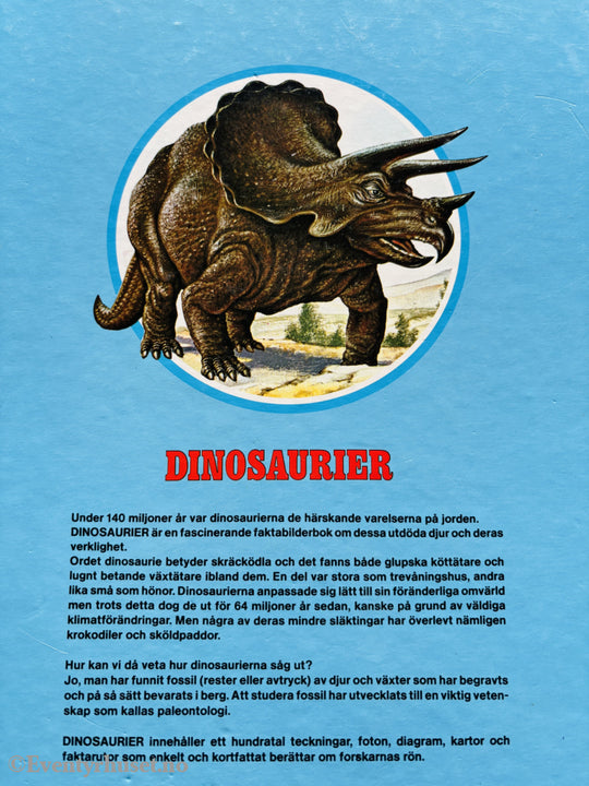 Ron Taylor. Dinosaurier. 1985. Barnebok.