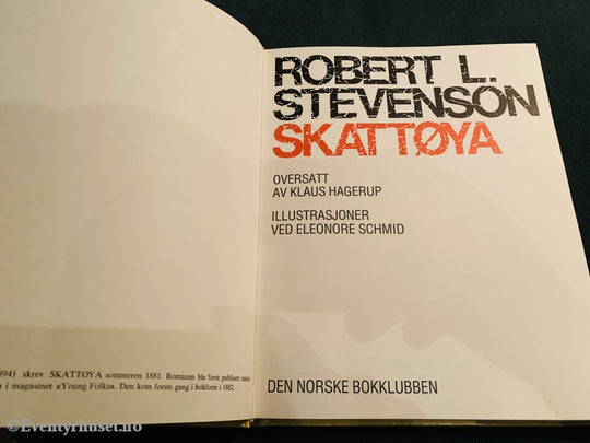 Ropert L. Stevenson. 1975. Skattøya. Fortelling