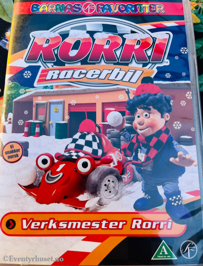 Rorri - Racerbil. Verksmester Rorri. 2007. Dvd. Dvd