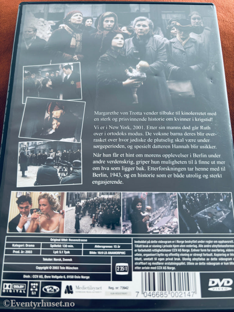 Rosenstrasse. 2003. DVD. DVD