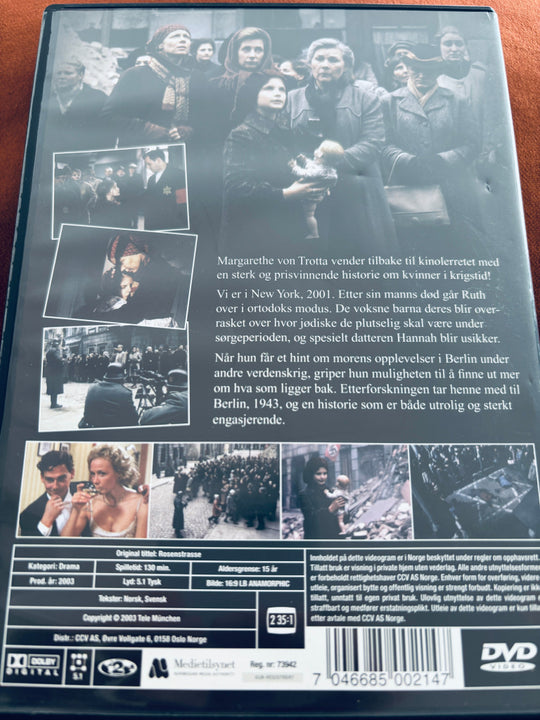 Rosenstrasse. 2003. DVD. DVD