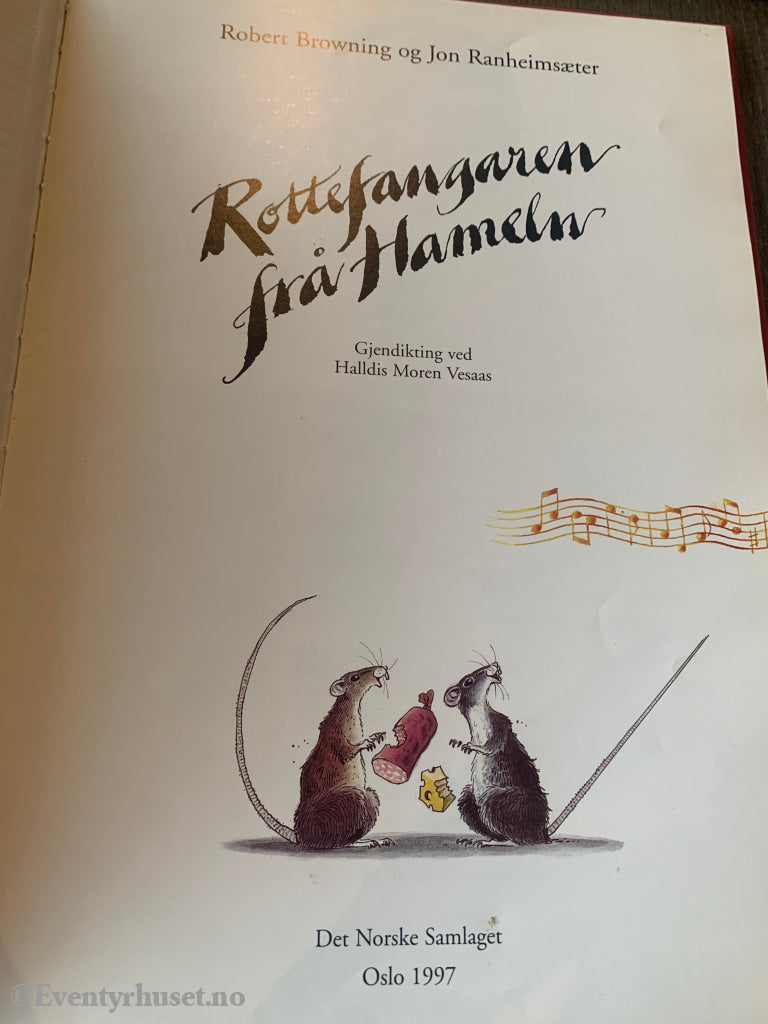 Rottefangaren frå Hameln. 1997. Bok. Fortelling
