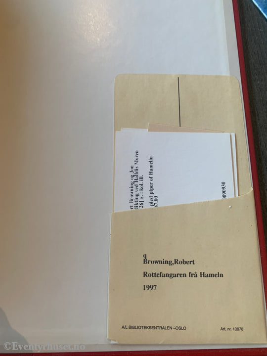 Rottefangaren frå Hameln. 1997. Bok. Fortelling