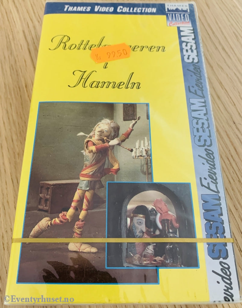 Rottefangeren I Hameln. 1981. Vhs Slipcase Ny Plast!