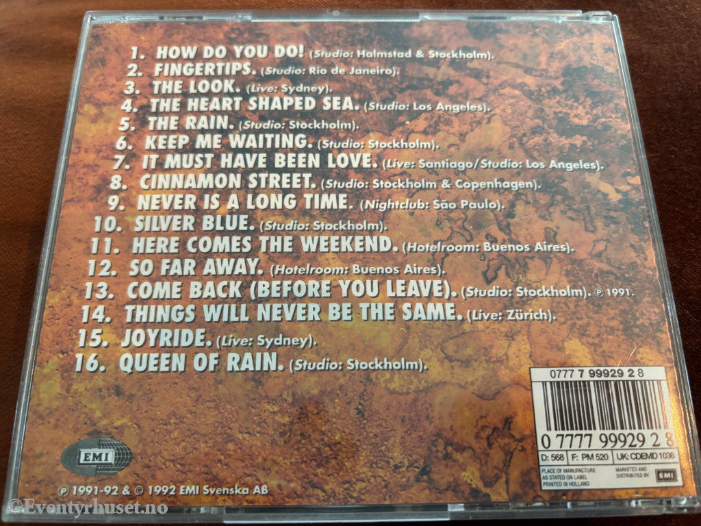 Roxette - Tourism. CD.