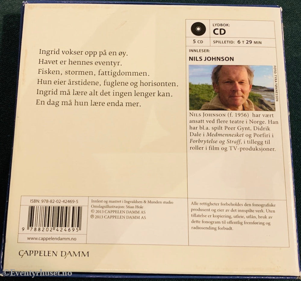 Roy Jacobsen. De Usynlige. Lydbok På Cd.