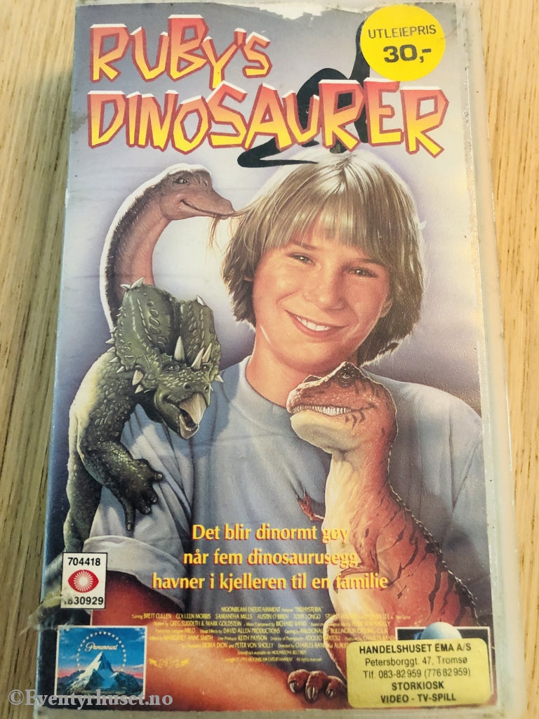 Rubys Dinosaurer. 1993. Vhs. Vhs