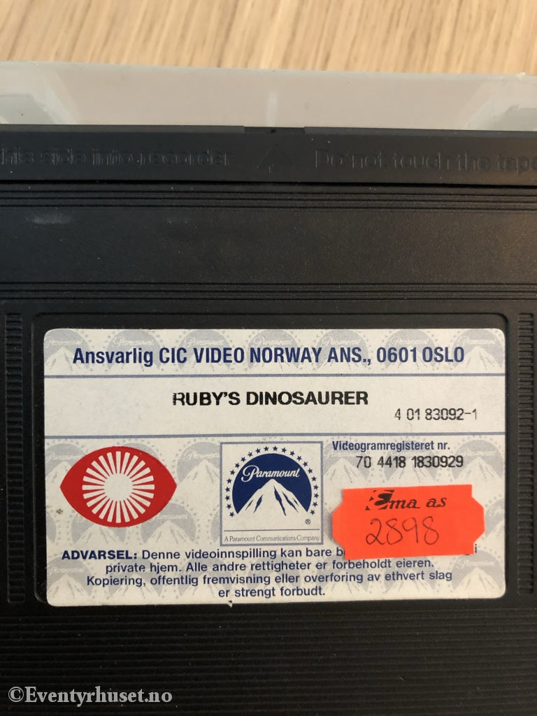 Rubys Dinosaurer. 1993. Vhs. Vhs