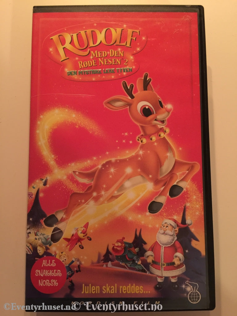 Rudolf Med Den Røde Nesen 2. Den Mystiske Leketyven. 2001. Vhs. Vhs