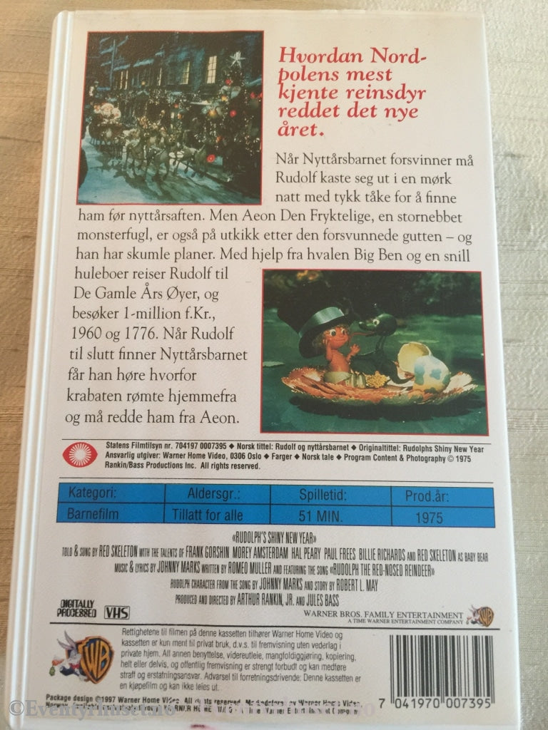 Rudolf Og Nyttårsbarnet. 1975. Vhs. Vhs