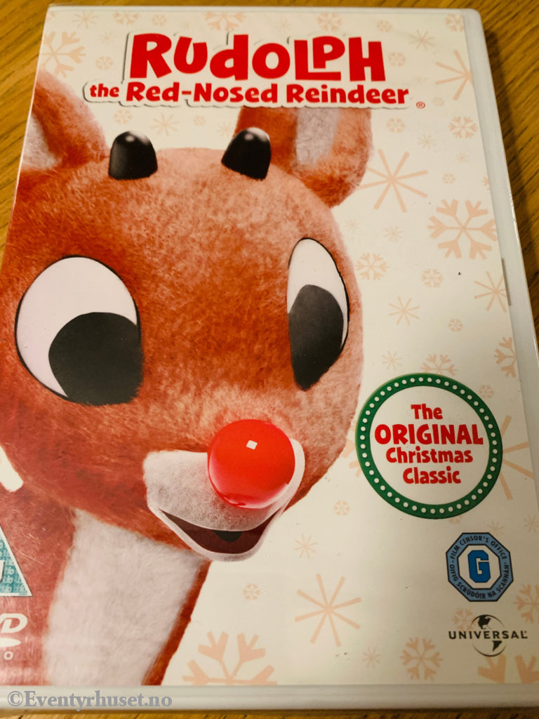 Rudolph the Red-Nosed Reindeer. DVD. Ny i plast!