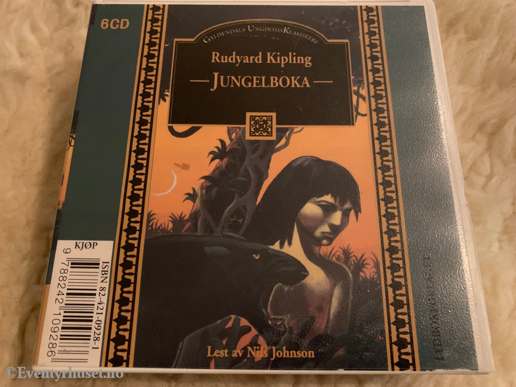 Rudyard Kipling. 1894/1993/03. Jungelboka. Lydbok På 6 Cd.