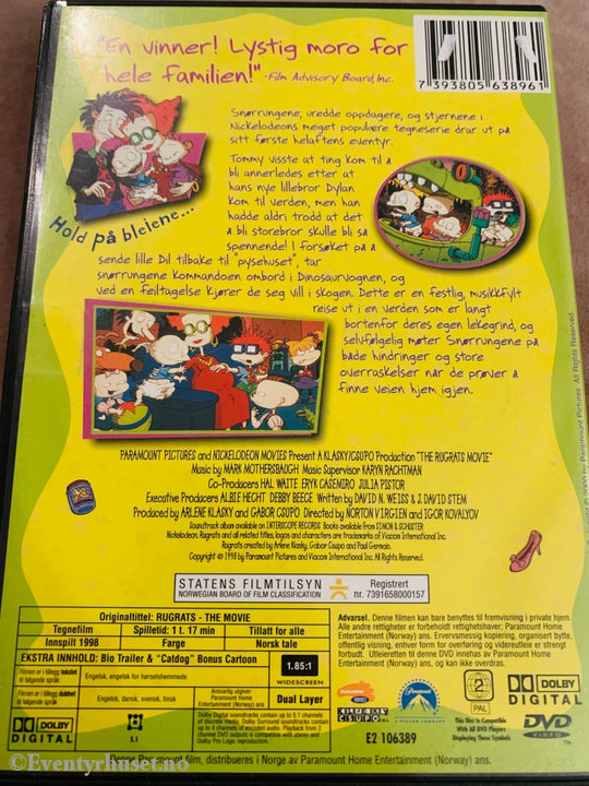 Rugrats Filmen. 1998. Dvd. Dvd