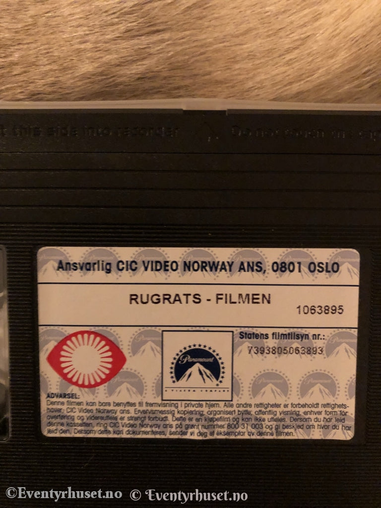 Rugrats Filmen. 1998. Vhs. Vhs