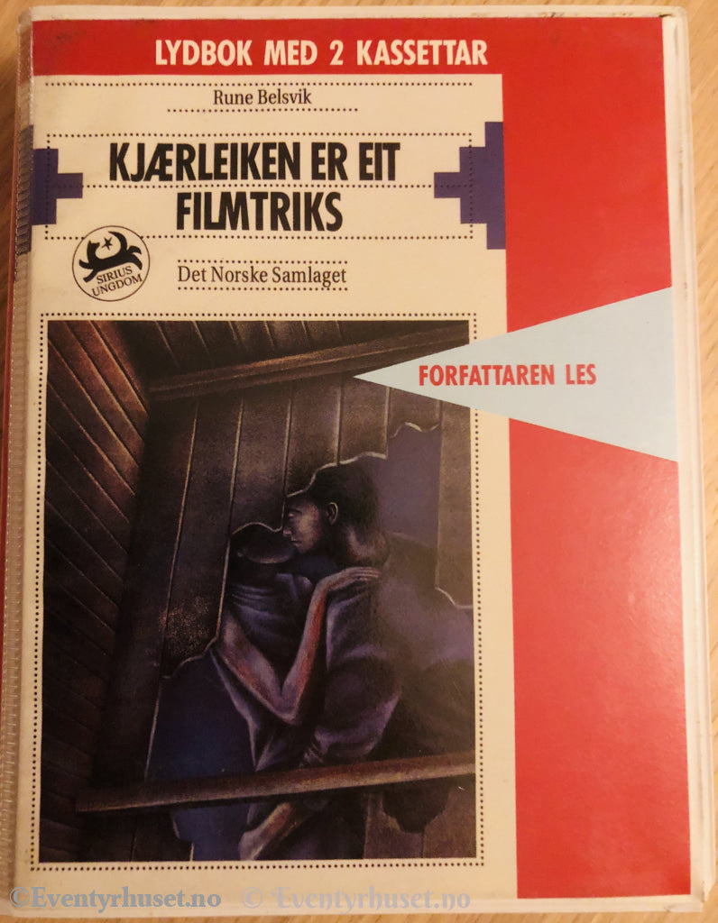 Rune Belsvik. 1992. Kjærleiken Er Eit Filmtriks. Kassettbok. 2 X Kassett. Kassettbok