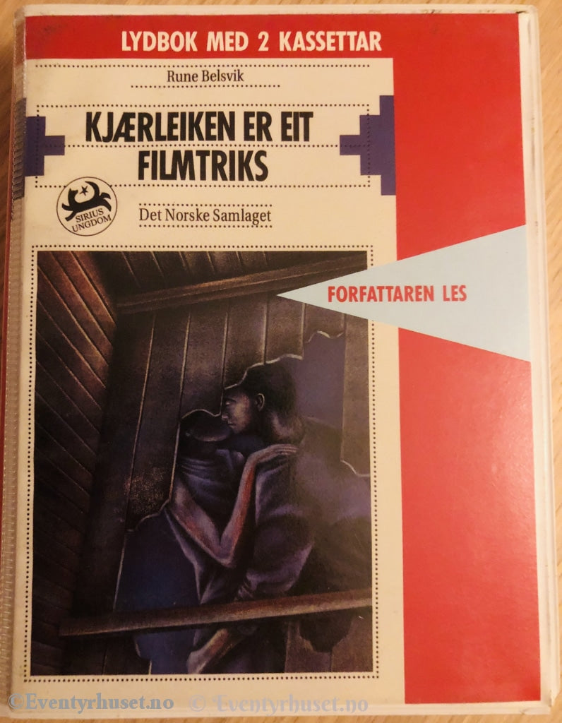 Rune Belsvik. 1992. Kjærleiken Er Eit Filmtriks. Kassettbok. 2 X Kassett. Kassettbok