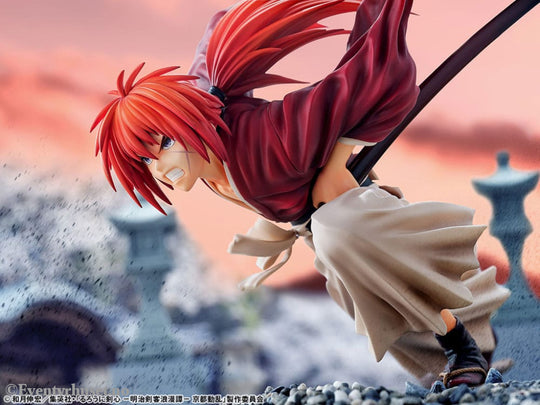 Rurouni Kenshin: Meiji Kenkaku Romantan Kyoto Douran PVC Statue 1/6 Kenshin Himura Dragon Flight of Heaven Ver. 26 cm