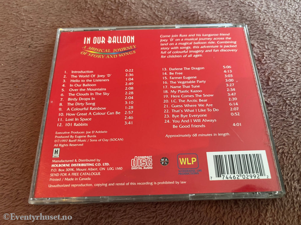 Russ & Joey. 2001. In Our Balloon: A Musical Journey. Musikk på CD.
