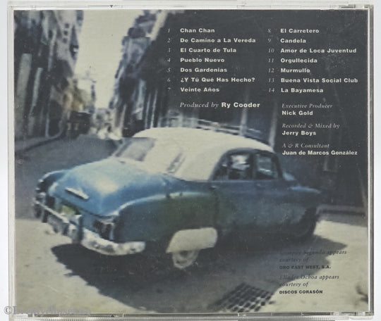 Ry Cooder & Various. 1997. Buena Vista Social Club. CD.
