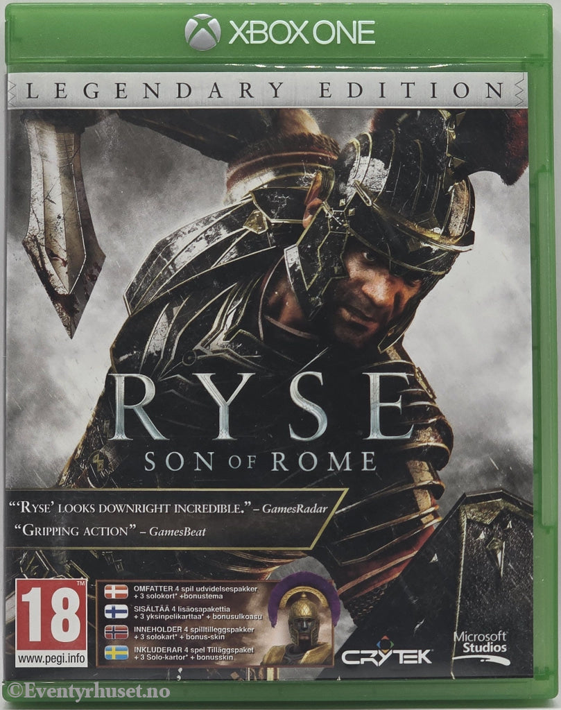Ryse: Son of Rome Legendary Edition . Xbox One.