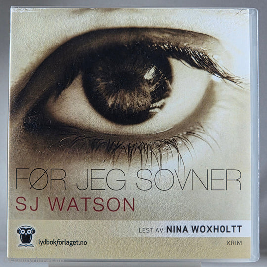 S.J. Watson 2011 Før jeg sovner. Lydbok på CD.