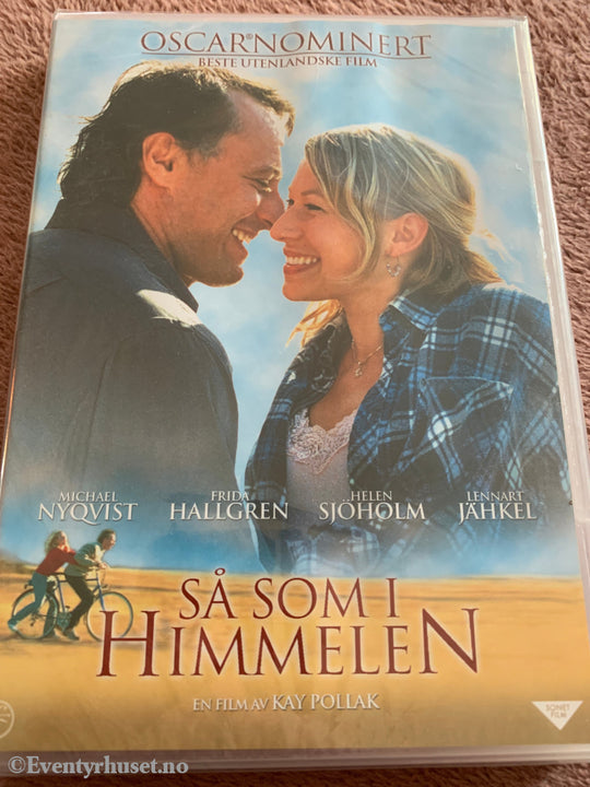Så som i himmelen (2004). DVD. Ny i plast!