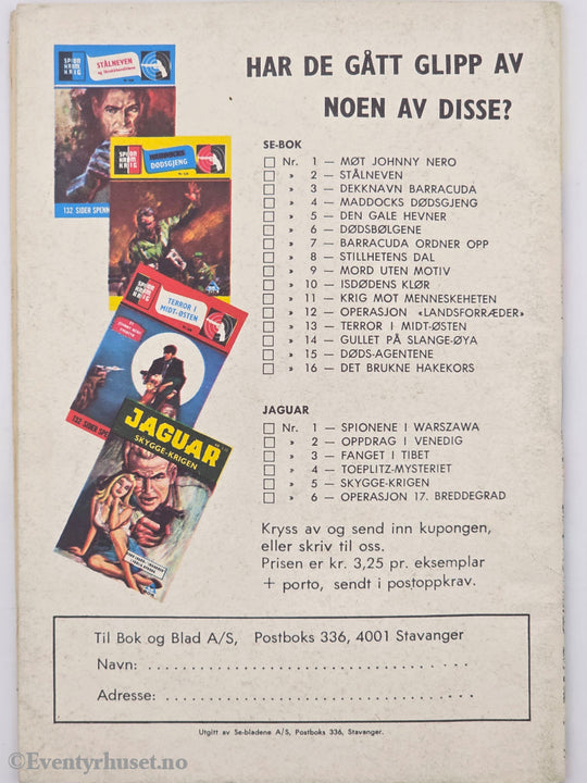 Sabotør Q5, nr. 3 1973. Forsvunnet. Hefte.