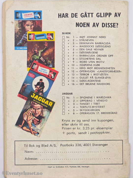 Sabotør Q5, nr. 3 1973. Forsvunnet. Hefte.