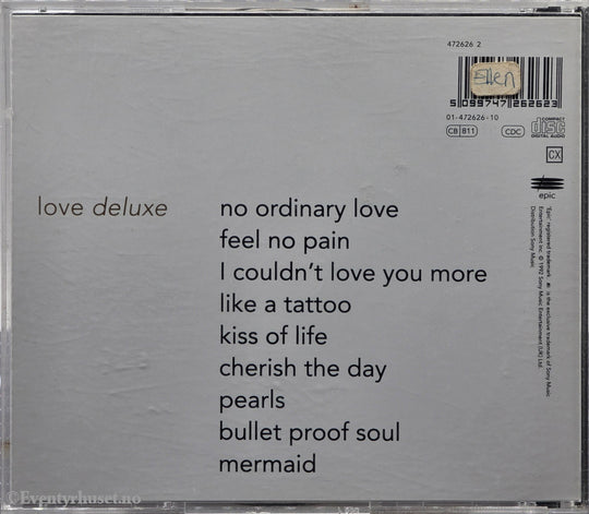 Sade. Love Deluxe. 1992. Musikk-CD.