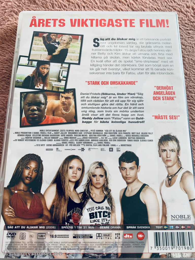 Säg att du älskar mig (2006). DVD.