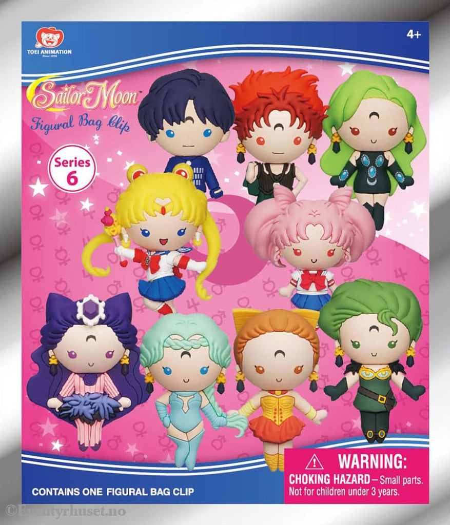Sailor Moon 3D PVC Bag Clips Series 6 Display (24) Fashion & Accessories