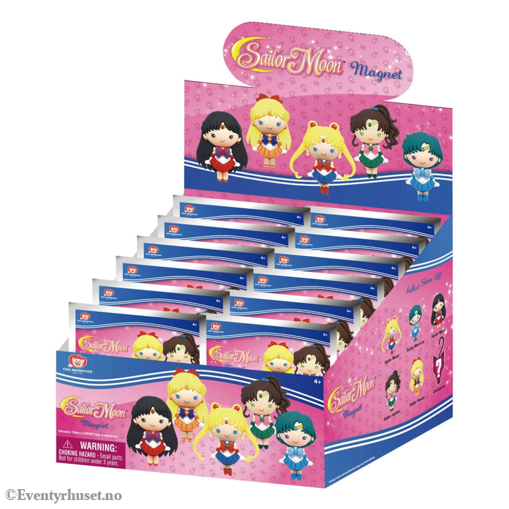 Sailor Moon Magnets blind pack Series 1 Display (12) Home & Gifts