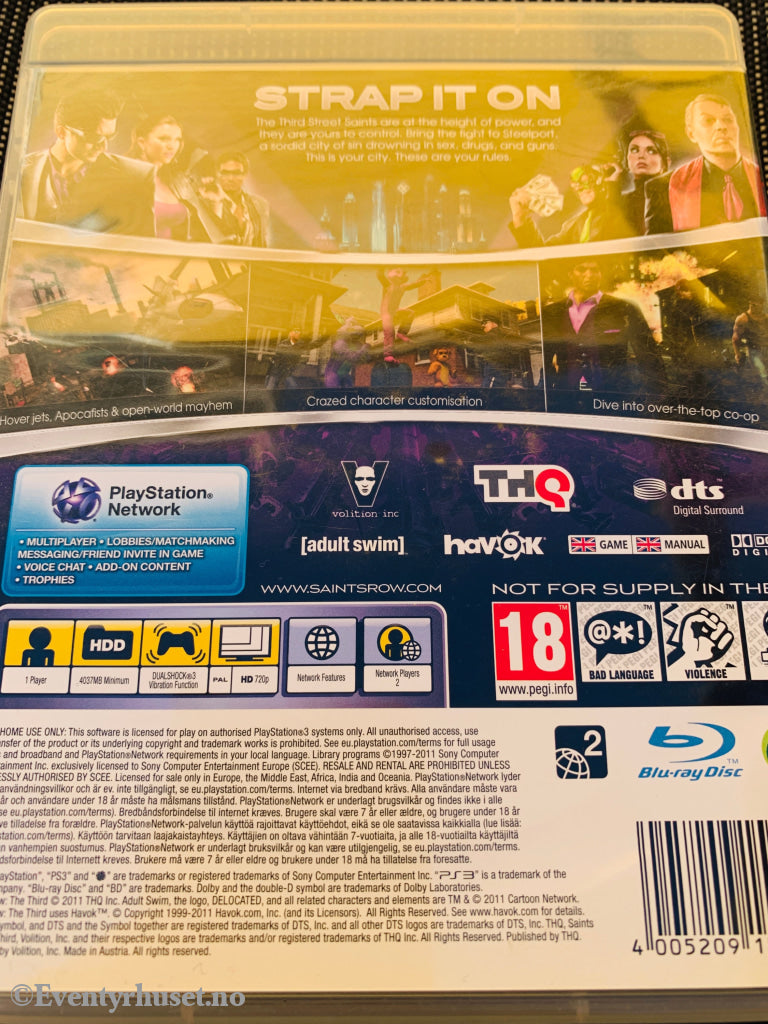 Saints Row: The Third. PS3.