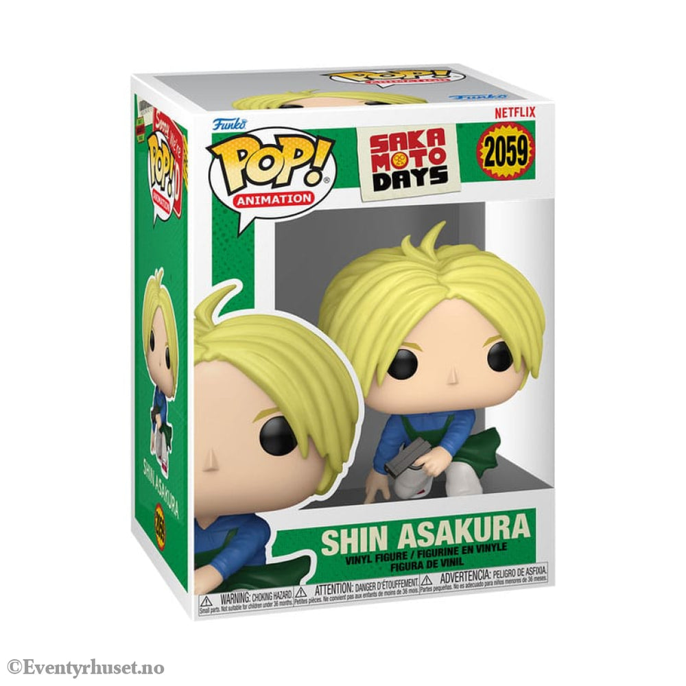 Sakamoto Days POP! Animation Vinyl Figures Shin 9 cm Manga & Anime