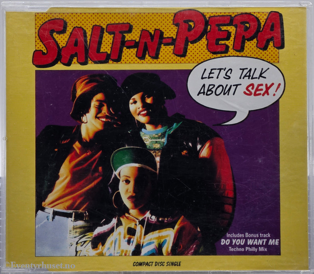 Salt-N-Pepa (1991) "Let's Talk About Sex". CD-singel.