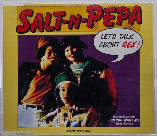 Salt-N-Pepa (1991) "Let's Talk About Sex". CD-singel.