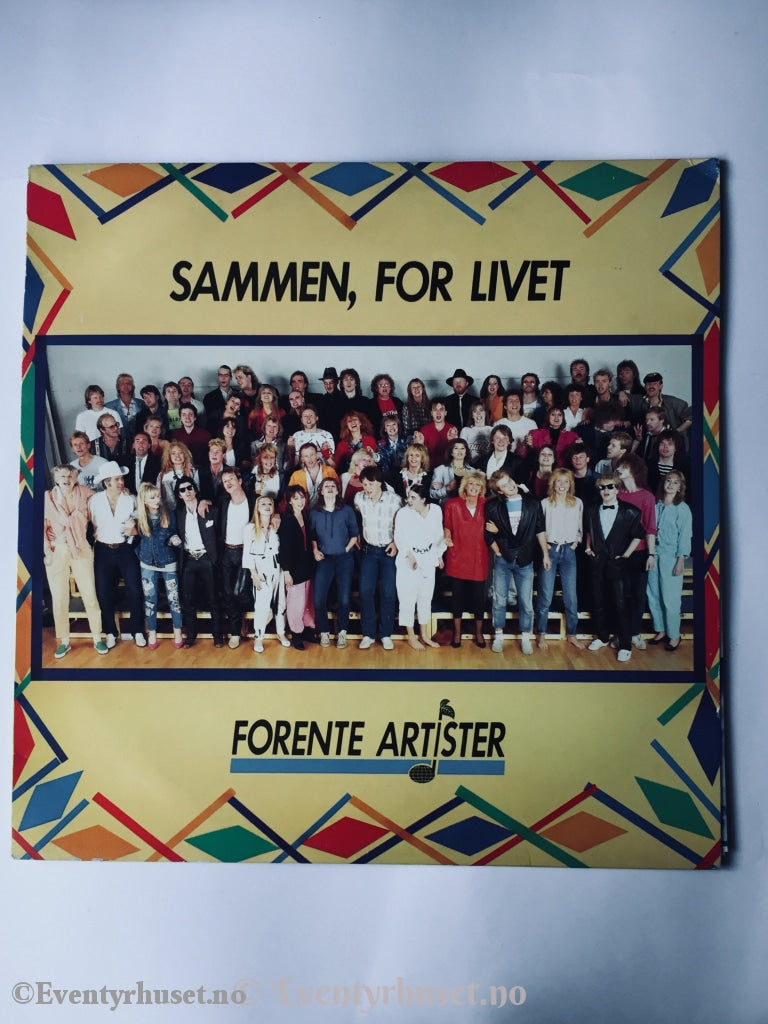 Samen For Livet. Forente Artister. Grammofon Plate. Plate