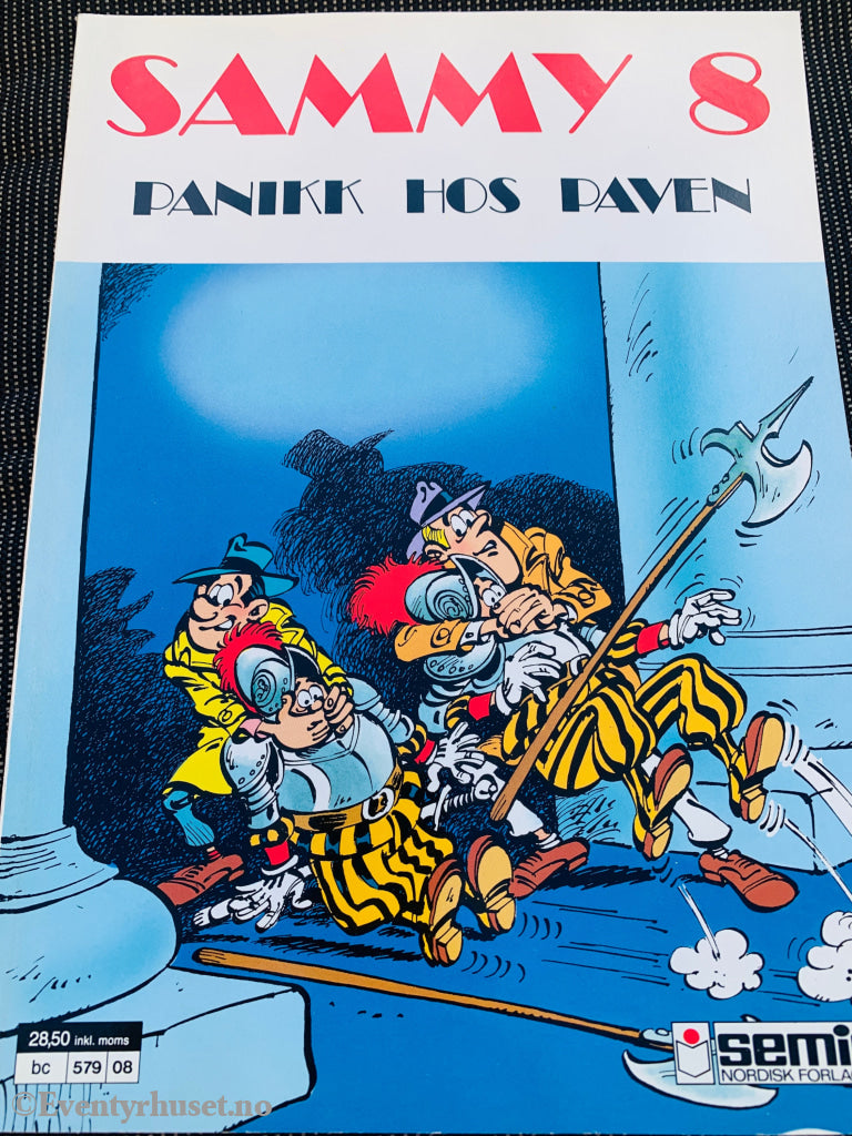 Sammy 8: Panikk hos Paven (1985). Tegneseriealbum.