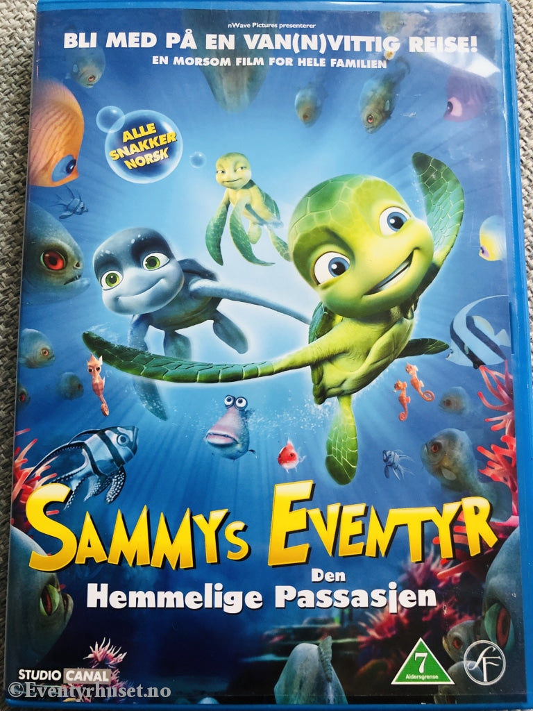 Sammys Eventyr. Den Hemmelige Passasjen. 2010. Dvd. Dvd