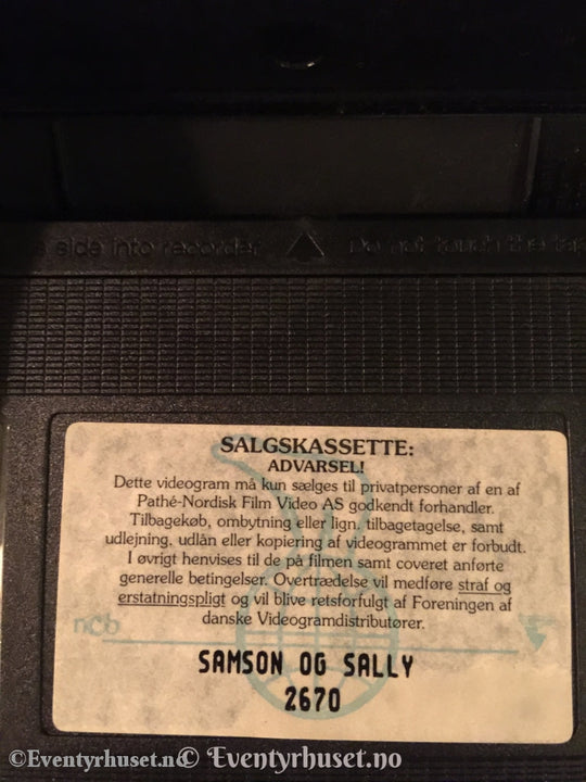 Samson & Sally. 1984. Vhs. Vhs