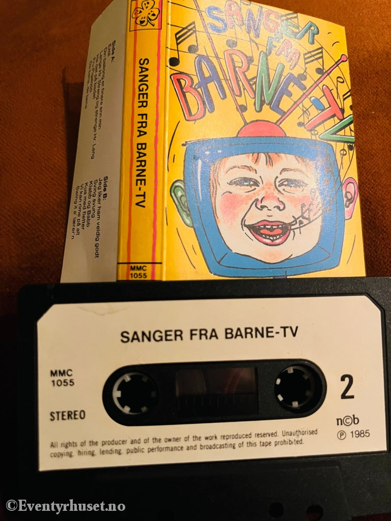 Sanger Fra Barne-Tv. 1985. Kassett. Kassettbok